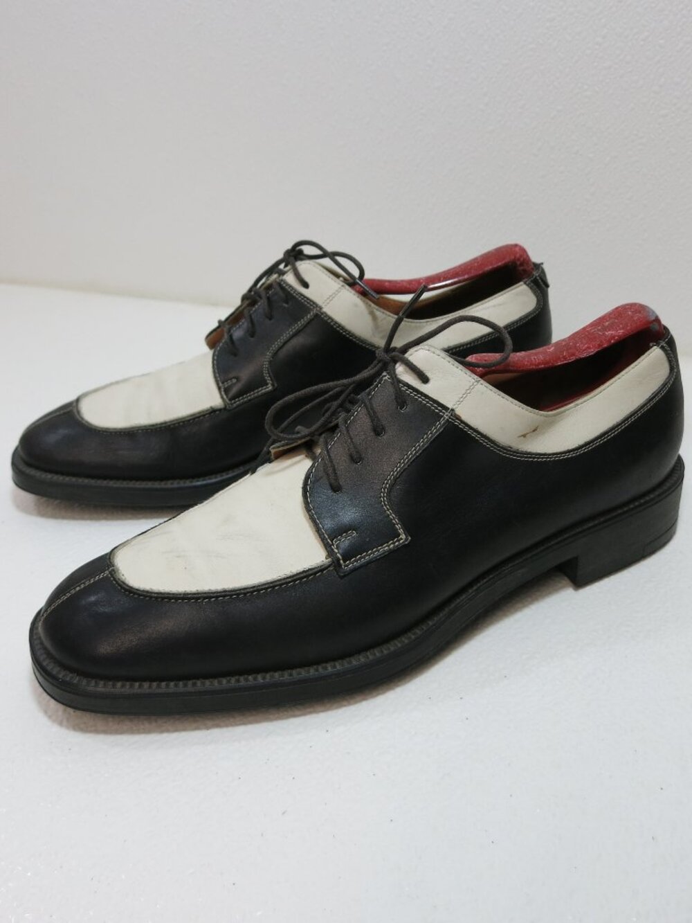Salvatore Ferragamo Golf Leather Oxfords Sports Shoes Men's Game Footwear 6.5 D